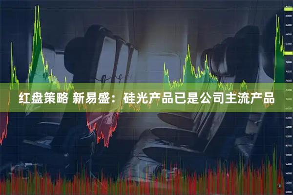 红盘策略 新易盛：硅光产品已是公司主流产品