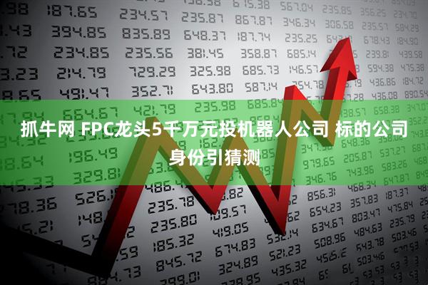 抓牛网 FPC龙头5千万元投机器人公司 标的公司身份引猜测